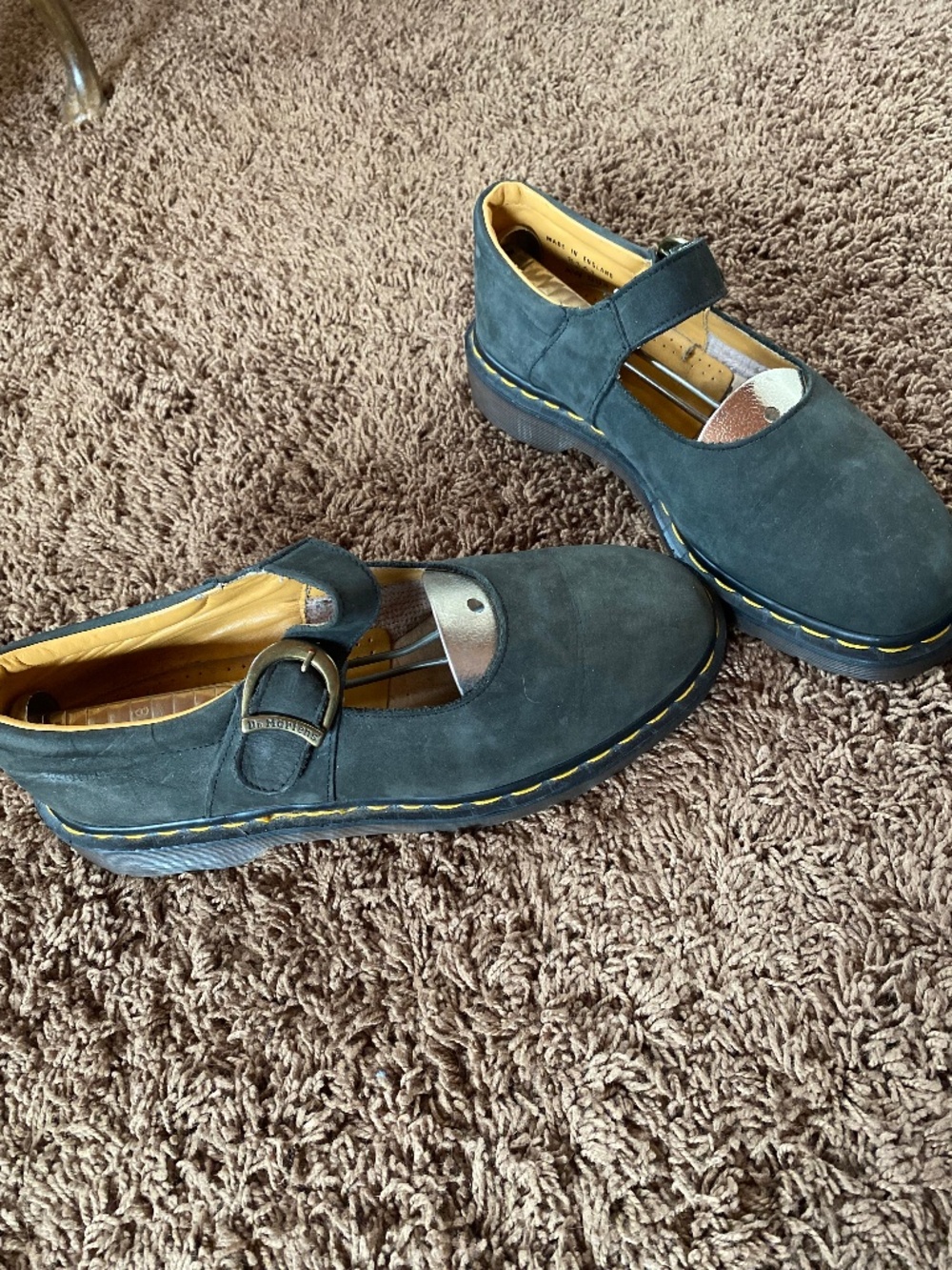 Black Suede Dr. Martens Mary Jane’s